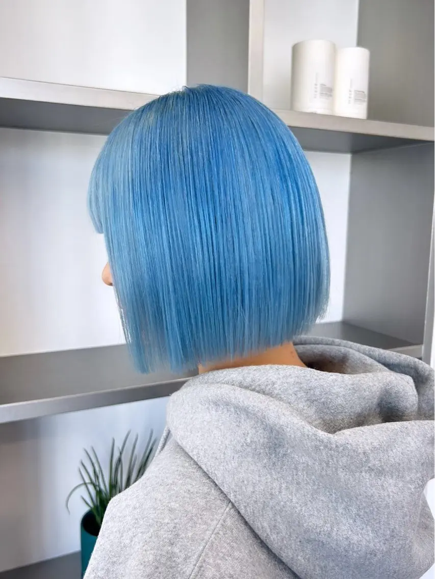 ミディアム ミディアムパーマ ボブ エクステ 外国人風カラー 卒業式のヘアスタイル カット ヘアカラー MiRI💜地毛級 エクステ✖似合わせ技のヘアスタイル