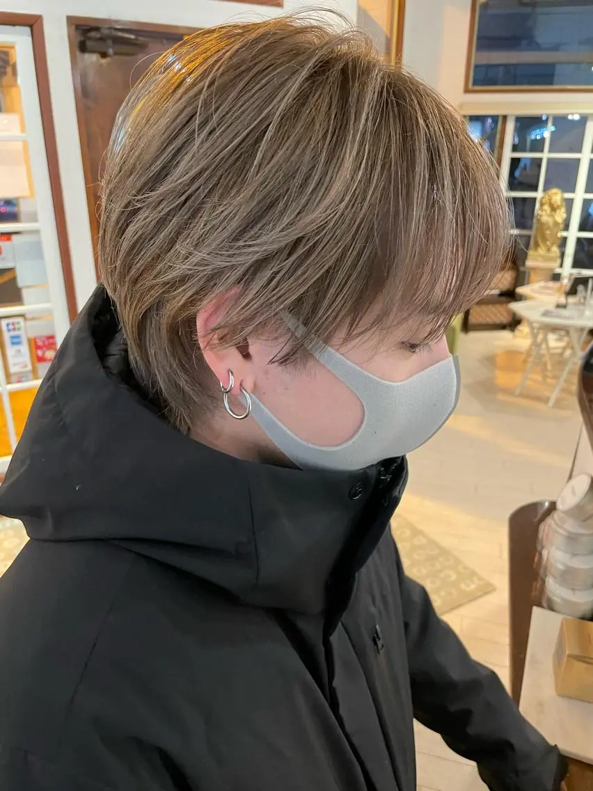 【ダメージレスハイトーン🌼】ケアブリーチ＋ダメージレスフルカラー＋トリートメントの写真