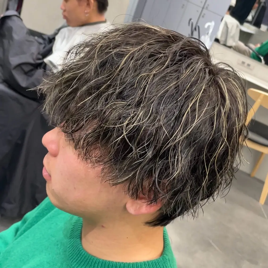 ミディアム カラー ヘアアレンジ メンズ fifth 石川 凪のヘアスタイル