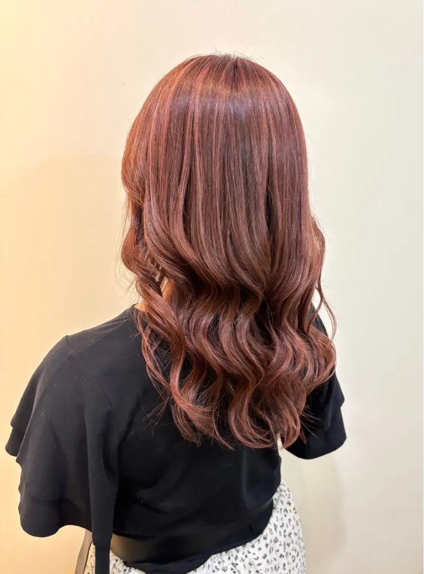 カラー ベージュカラー デザインカラー ハイライトカラー ピンクカラー ピンクベージュ 🪐vision🪐 はなのヘアスタイル