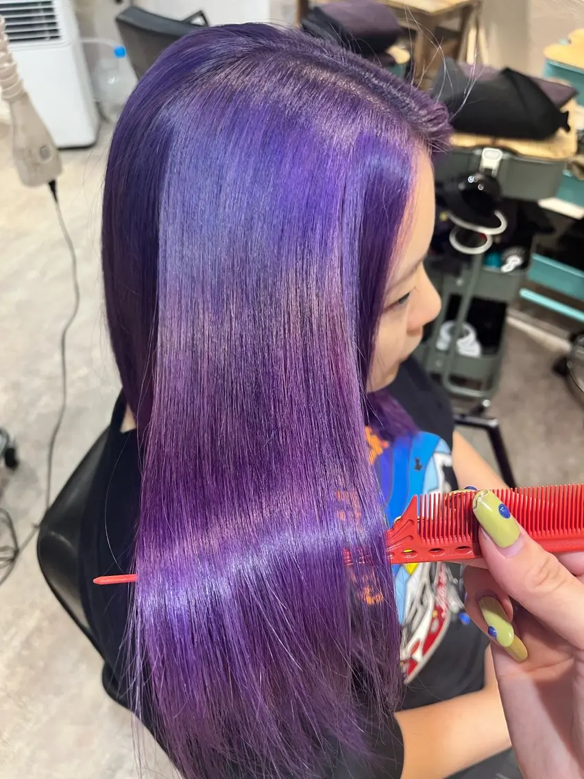 セミロング カラー 新宿/髪質改善 艶カラー👶Renaのヘアスタイル