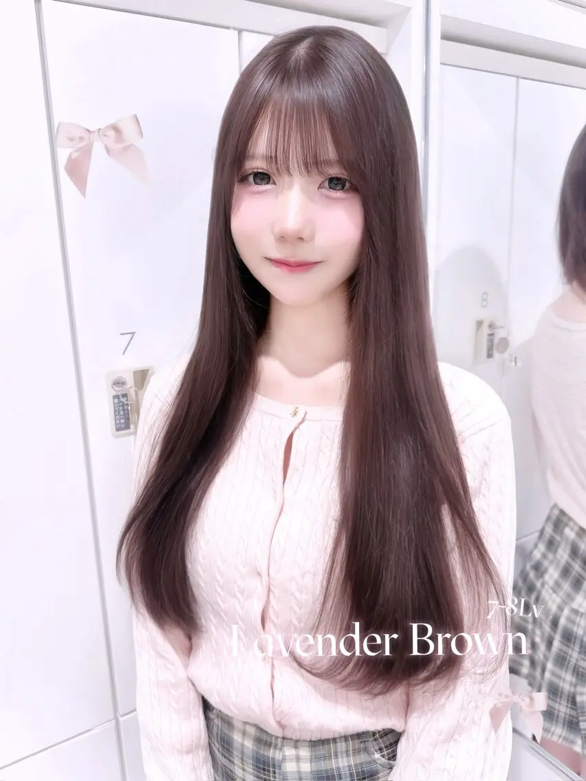 ロング ヘアカラー Rea♡池袋/ピンク /チョコレートカラーのヘアスタイル