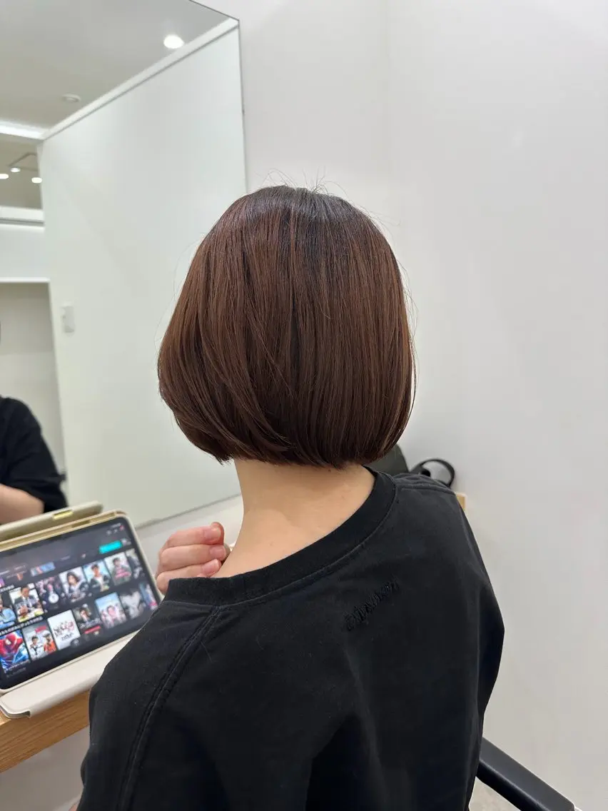ショート レイヤーカット カット トリートメント レイヤー/ヘアセット 💐nao.のヘアスタイル