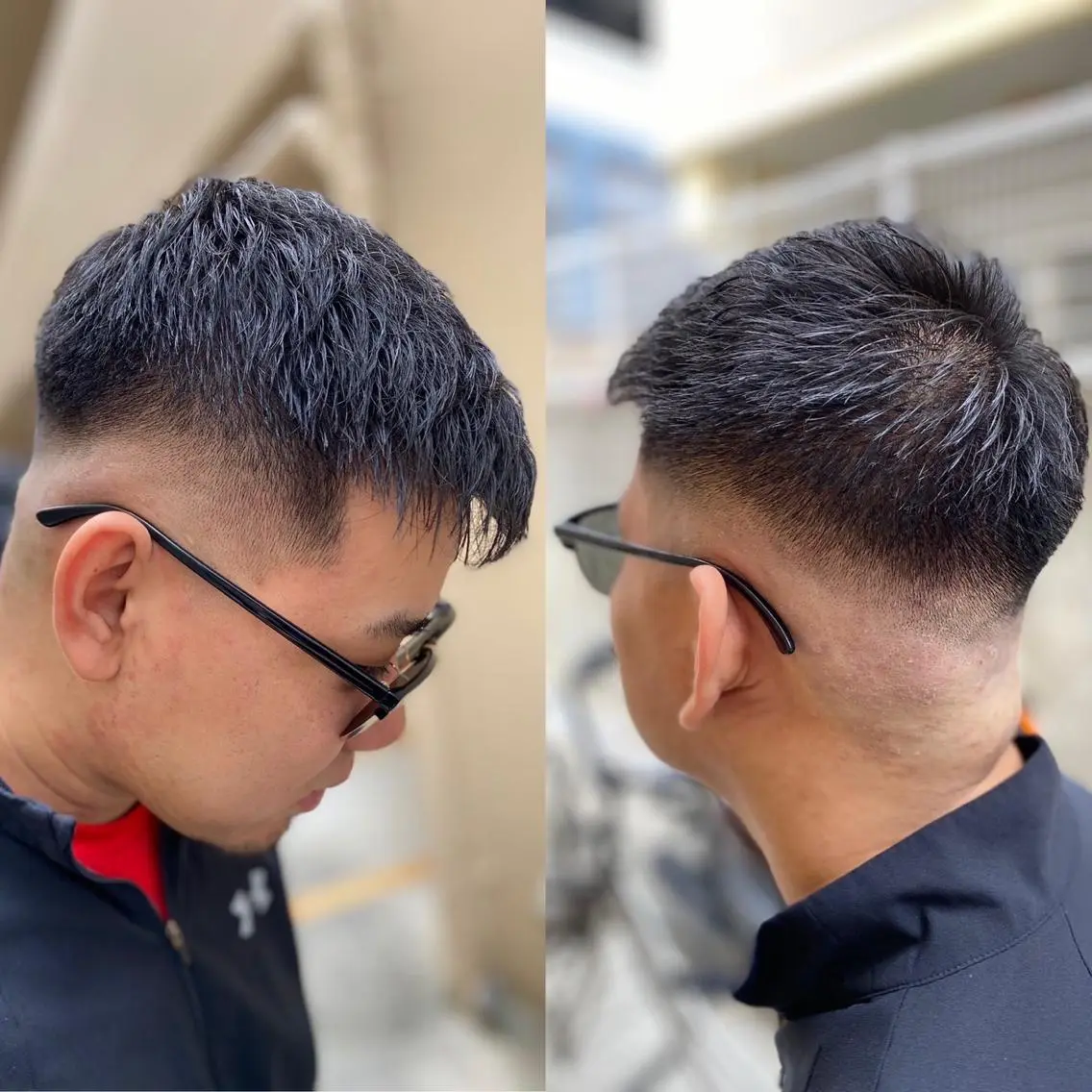 メンズ フェードカット スキンフェード le.shoji ル，ショージのヘアスタイル
