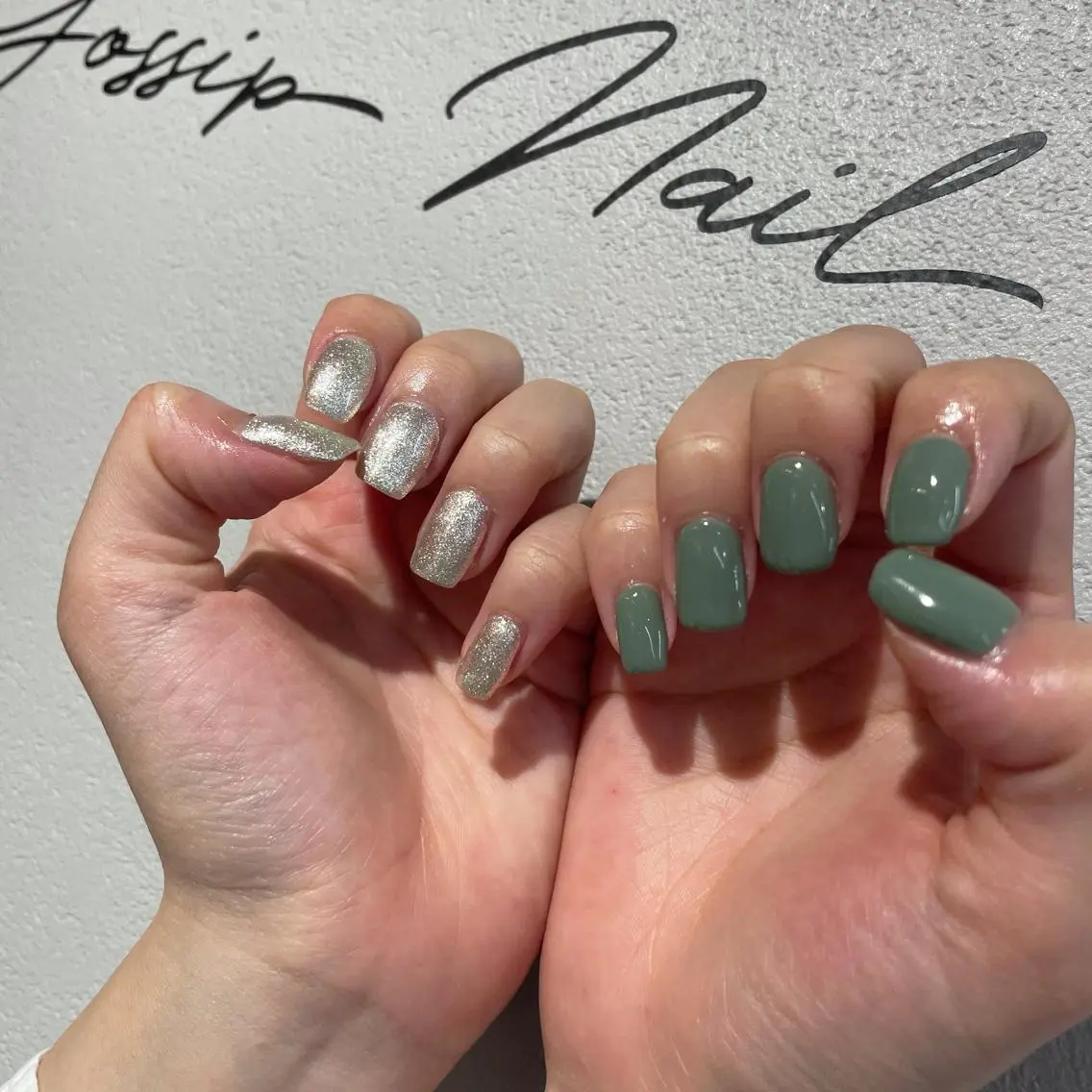 ＊Hand ワンカラー·ラメグラ🧁の写真