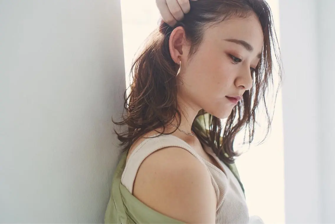 セミロング 【髪質改善】 梅田　聡のヘアスタイル