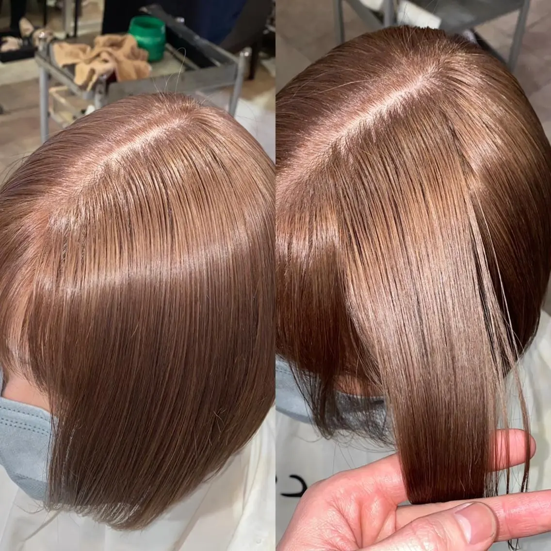 ショート カラー ヘアアレンジ ブリーチ ヘアカラー 梅田中崎町髪質改善 /オキヒロト/エコルのヘアスタイル