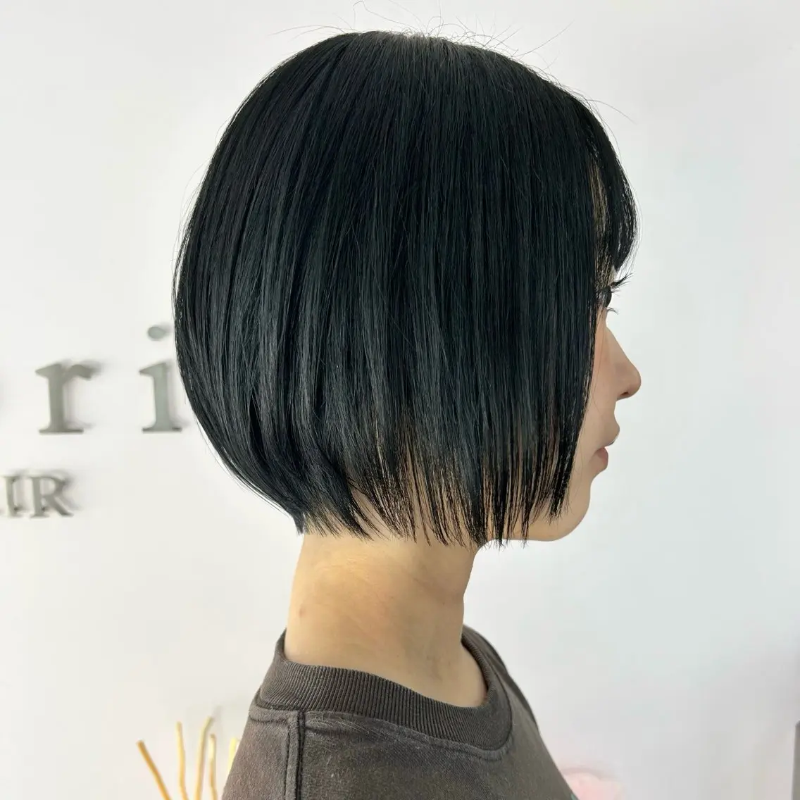 ショート ボブ 似合わせカット カット トリートメント ボブ×艶髪| 艶カラー🩶石橋怜大のヘアスタイル