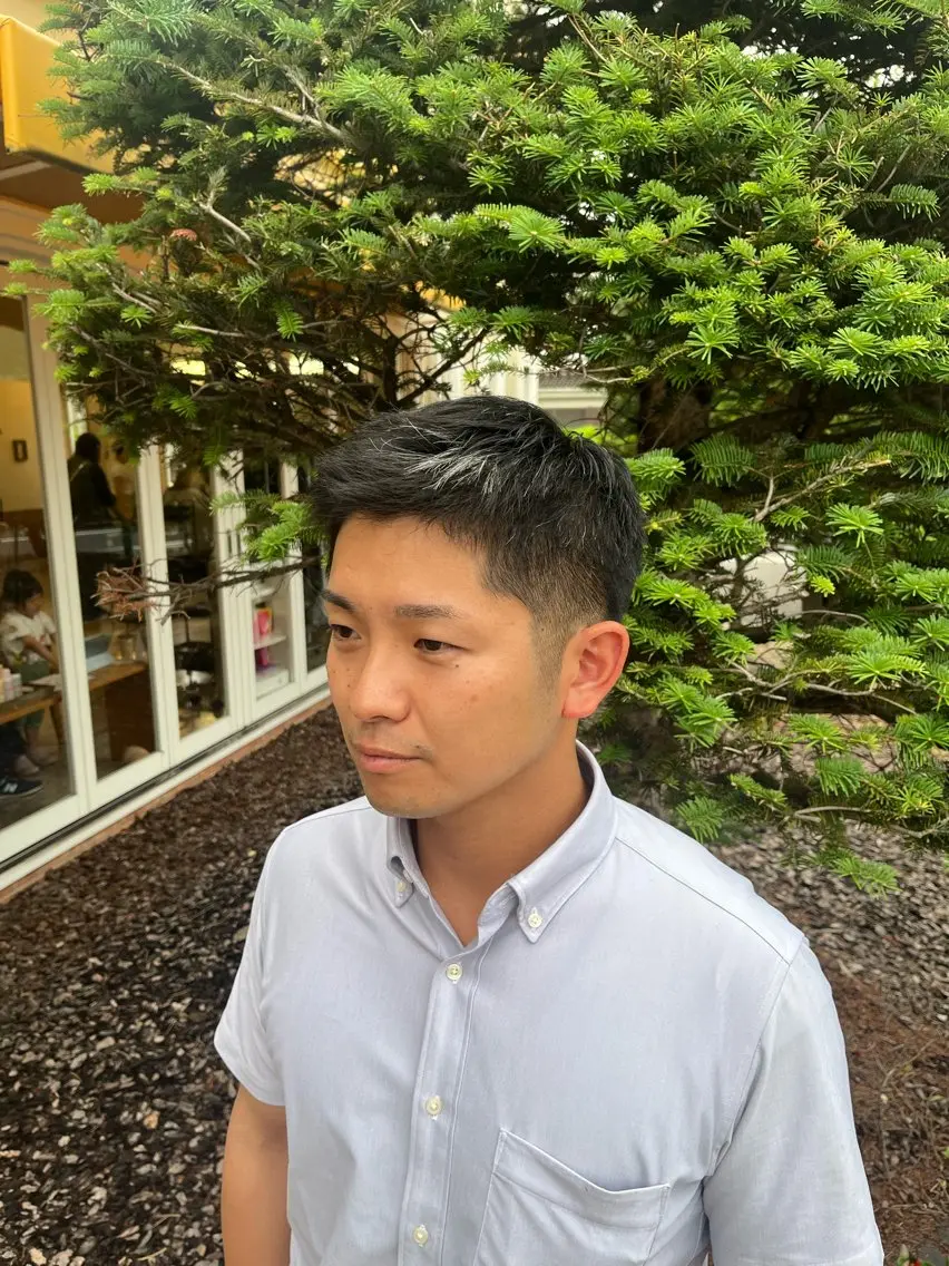 メンズ ビジネス メンズショート 刈り上げ カット 西田 早輝子🍊のヘアスタイル