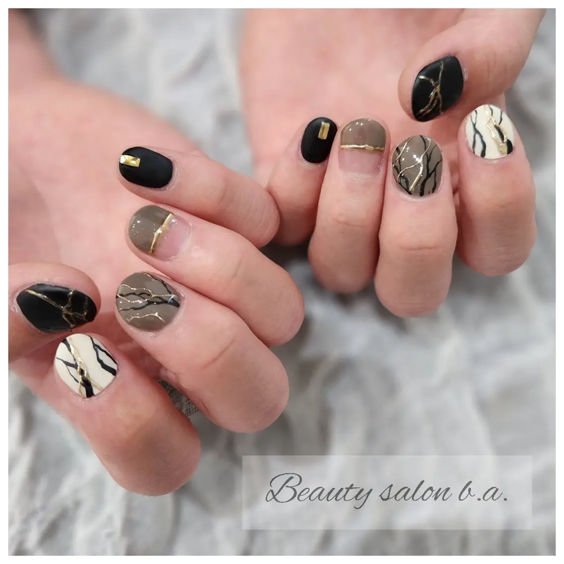 メンズ ハンドネイル nailsalon b.a.のネイルデザイン