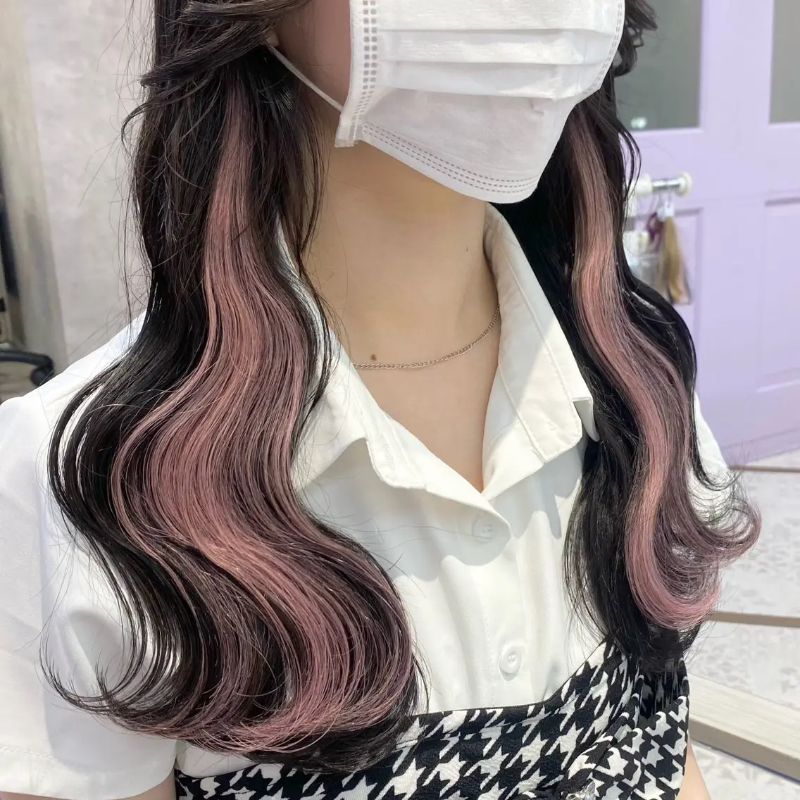 セミロング エクステ エクステ 羽.シールエクステ 🍓 篠田梓のヘアスタイル