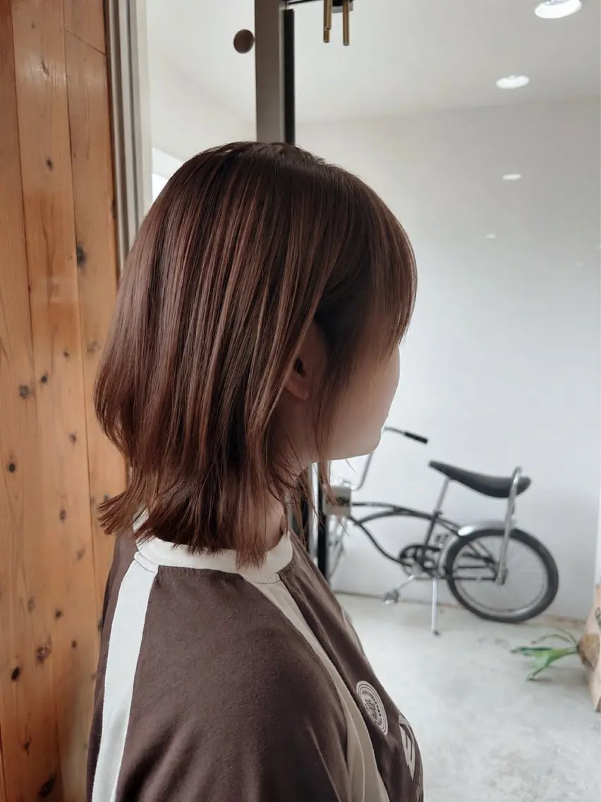 ショート レイヤーカット 末廣 結音のヘアスタイル