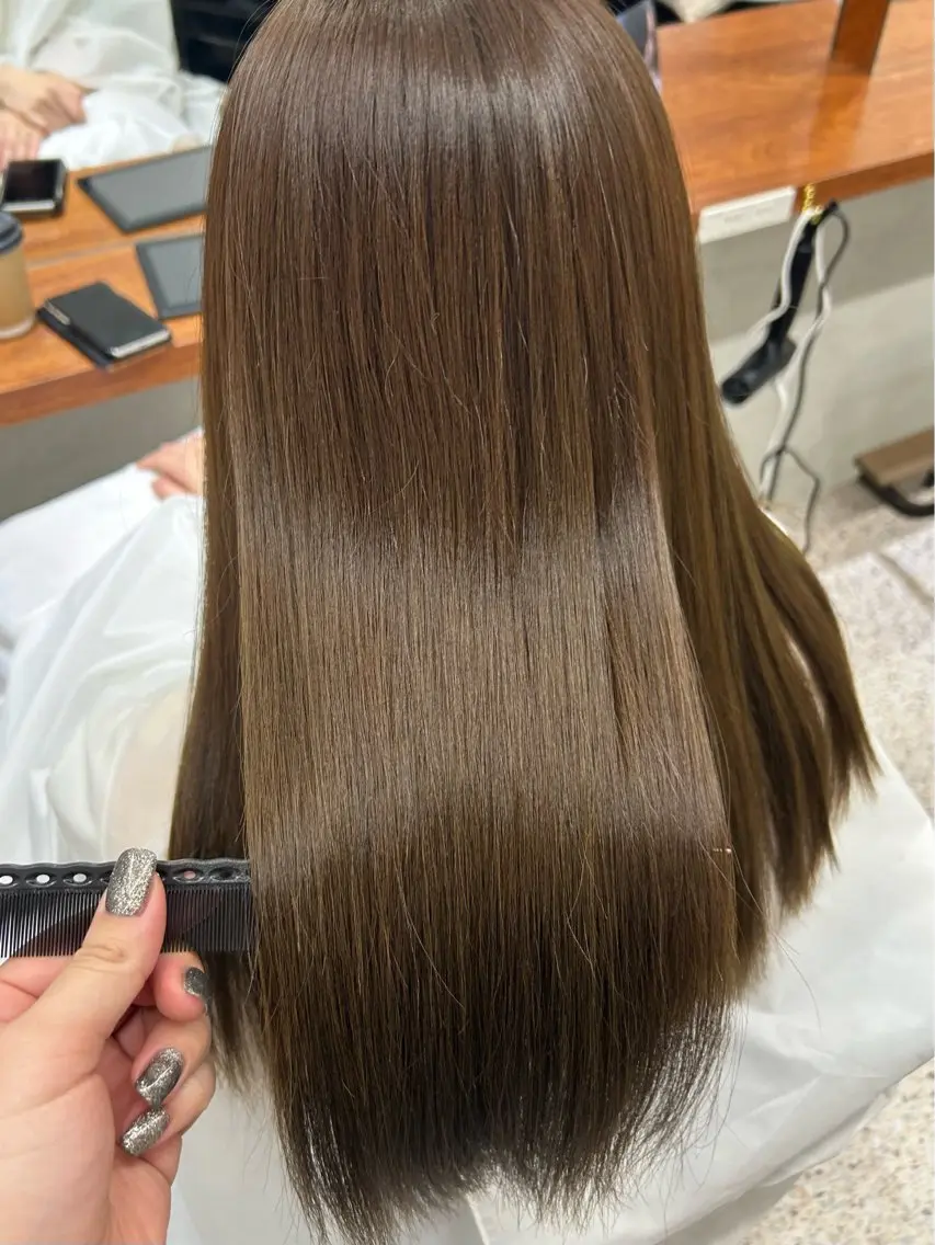 ロング カラー ヘアカラー sakura / 南堀江 / Fierのヘアスタイル