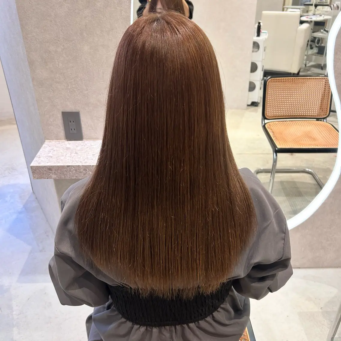 カラー ヘアカラー 馬場 美咲のヘアスタイル