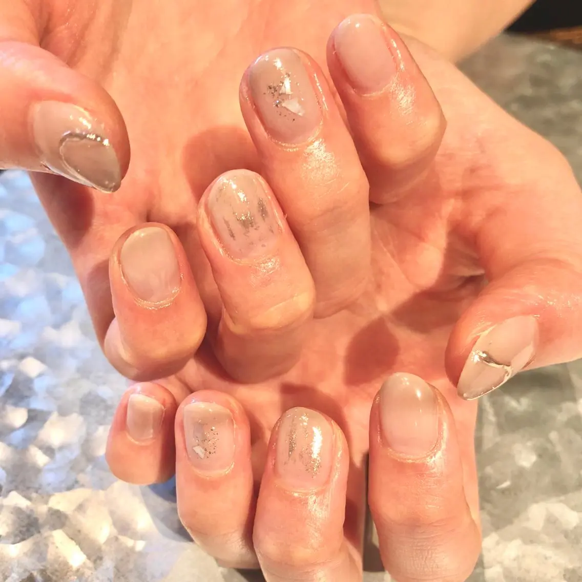 ネイル ニュアンスネイル TRAM-nail moriizumiのネイルデザイン