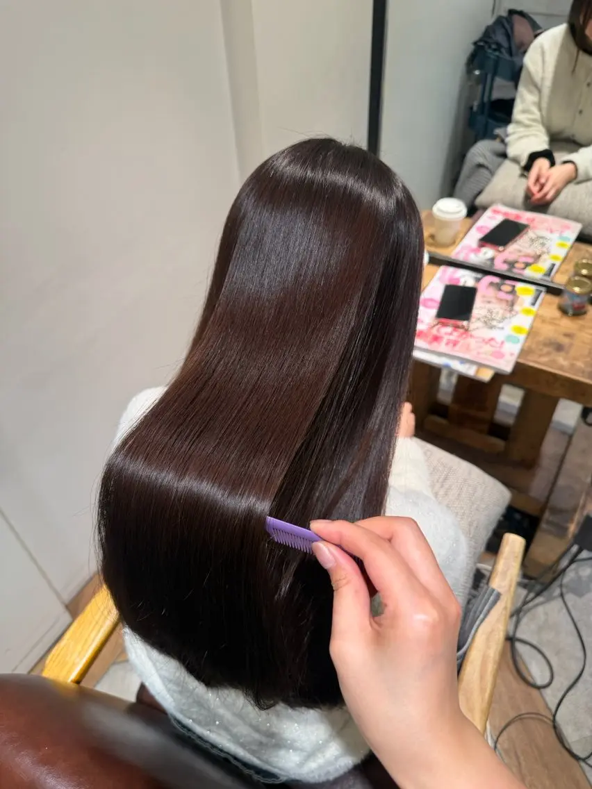 セミロング 縮毛矯正 こうたろう / 渋谷のヘアスタイル