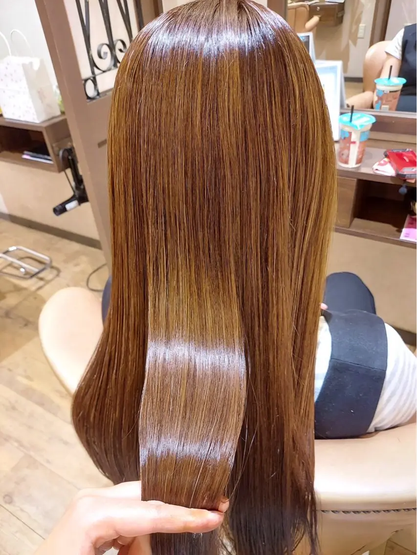 ロング カラー 艶カラー/ヘッドスパ ✨Ayariのヘアスタイル