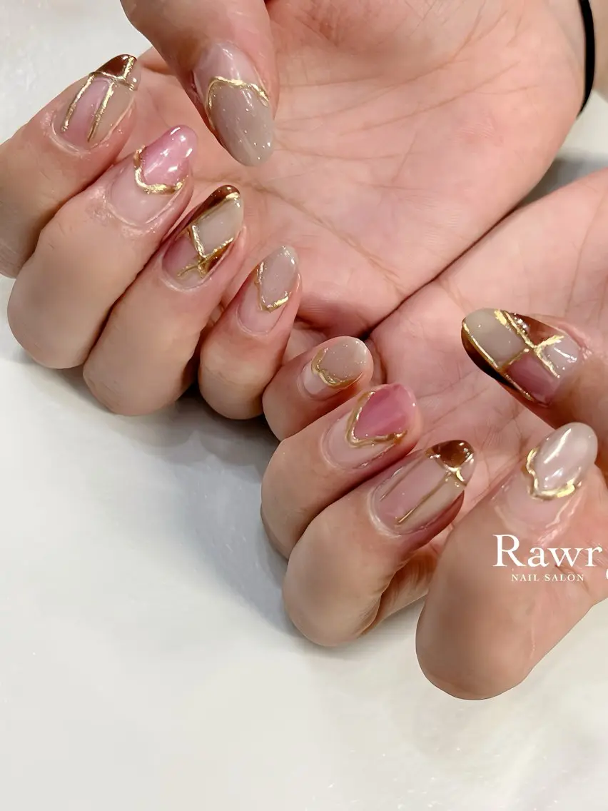 ネイル ハンドネイル Rawr / saoriのネイルデザイン