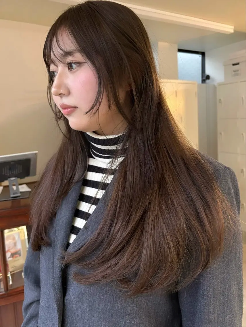 【新規・平日限定】ブリーチなしダブルカラー+髪質補修TRの写真