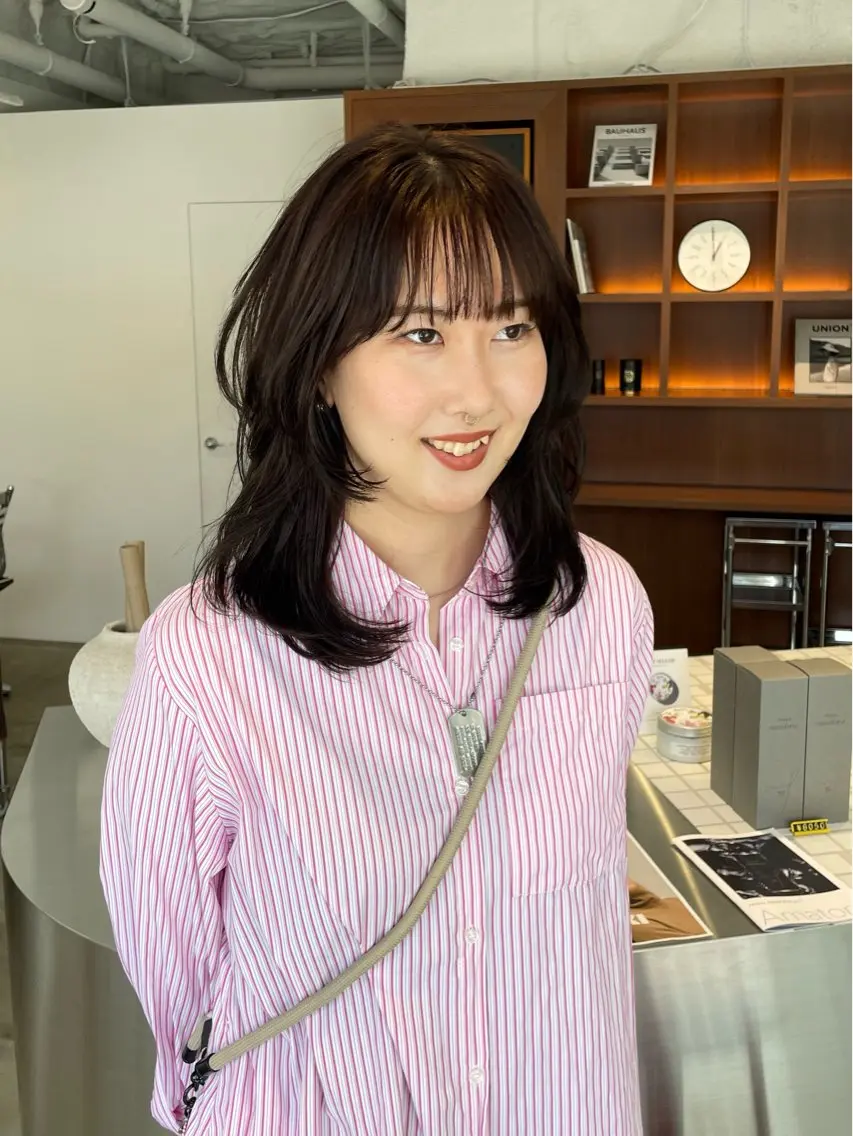 セミロング カラー ヘアカラー TOE 【Sakura..】のヘアスタイル