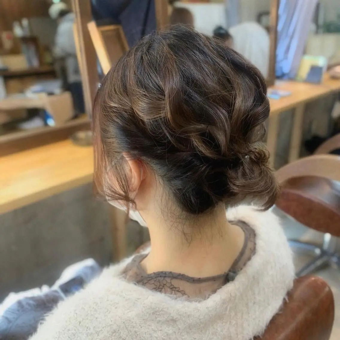 ミディアム ヘアアレンジ Kaori / P’s 渋谷のヘアスタイル
