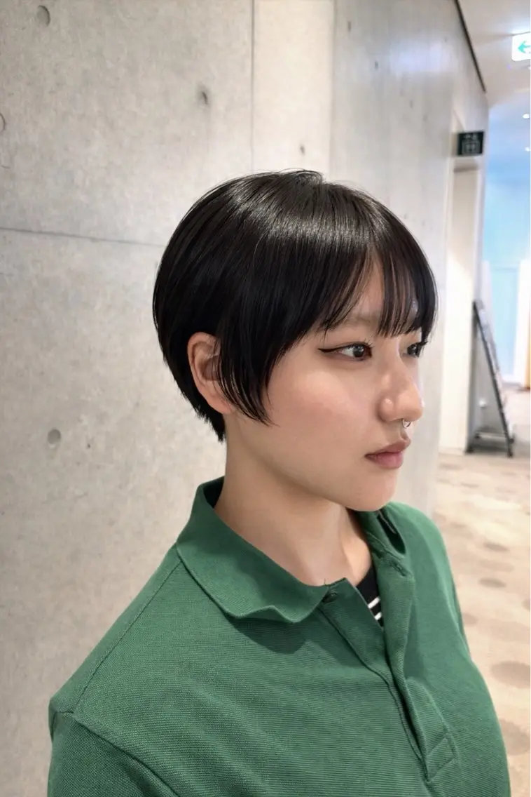 ショート カット 南 菜花のヘアスタイル