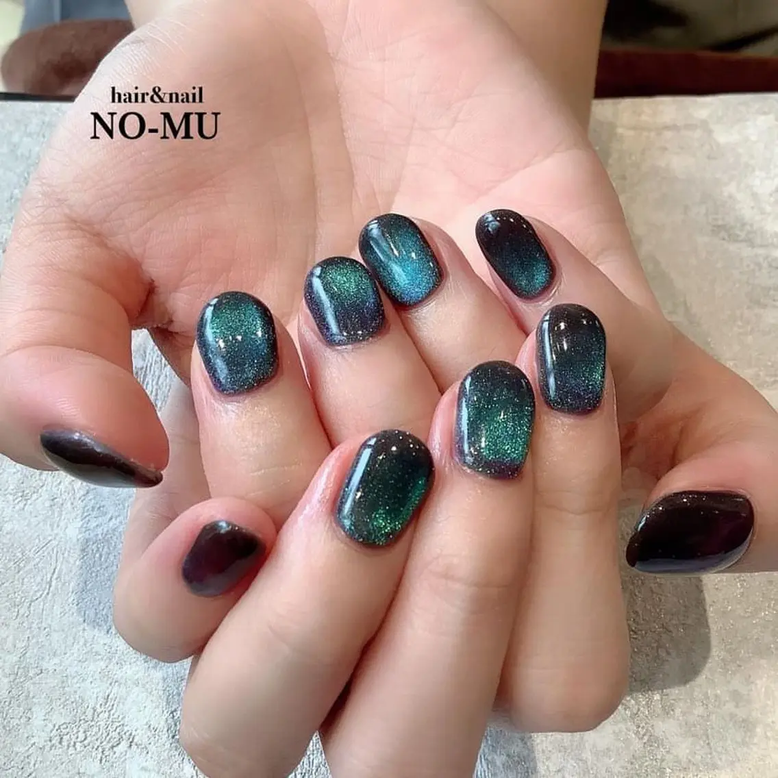 ネイル マグネットネイル hair＆nail NO-MUのネイルデザイン