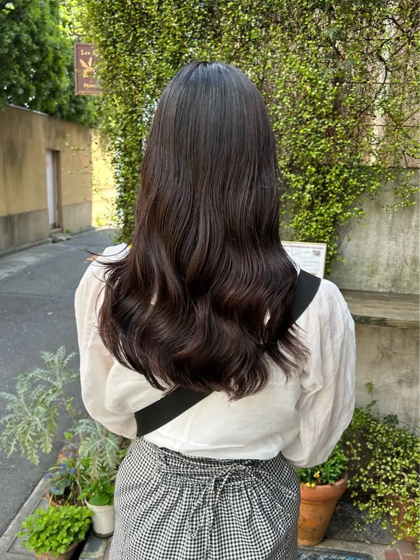 ロング カラー ヘアカラー トリートメント 🫧透明感カラー/ Ami🫧のヘアスタイル