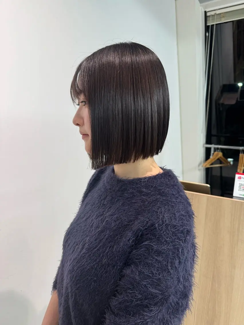 🏹カット+カラー+2stepライトトリートメント【髪の表面のコーティングをしてサラサラになりたい方おすすめ】🦢の写真