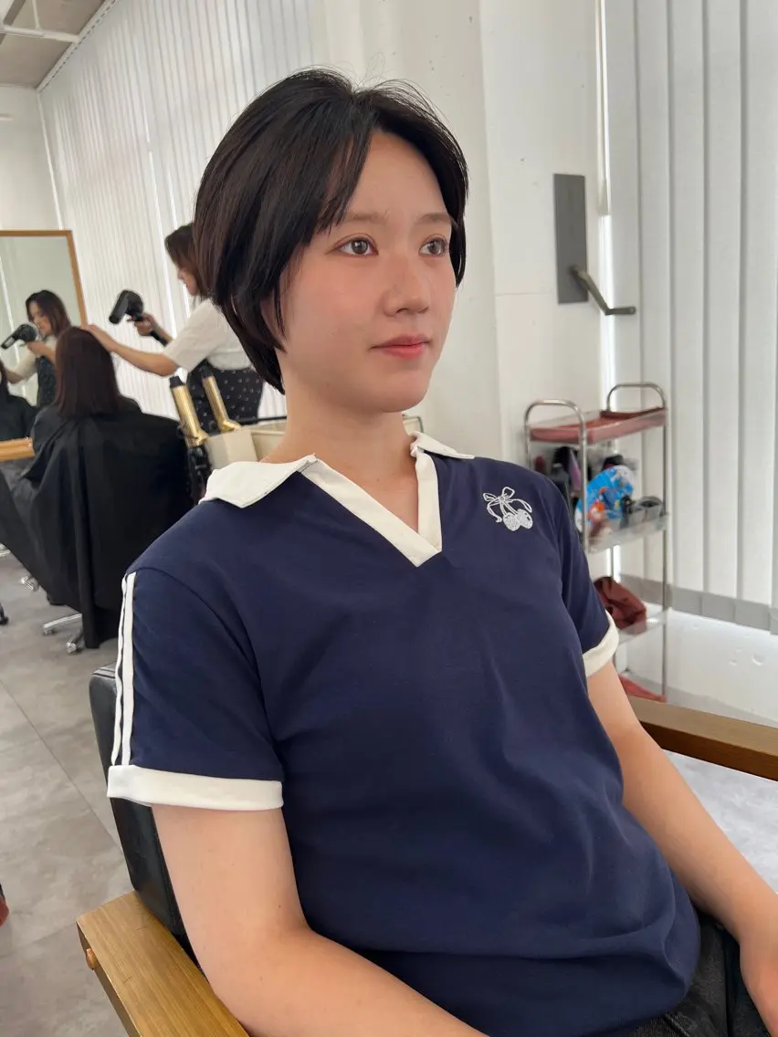 ショート カラー ショートヘア カット ヘアカラー トリートメント ショートカット/ 岡山駅前/KAZUのヘアスタイル