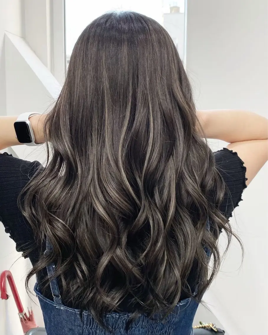 ロング カラー 透明感カラー ハイライトモデル募集 🩷ALIVE 七海のヘアスタイル