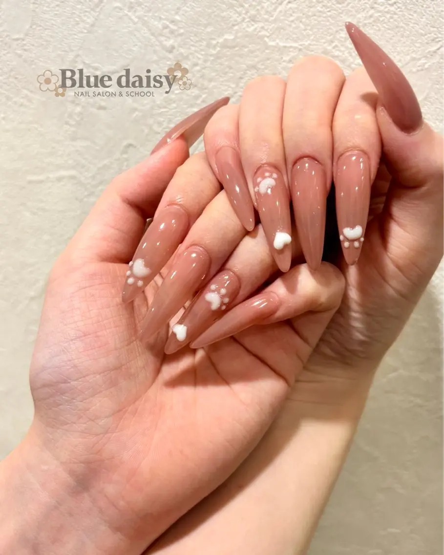 ネイル ハンドネイル Blue daisy 栄本店のネイルデザイン