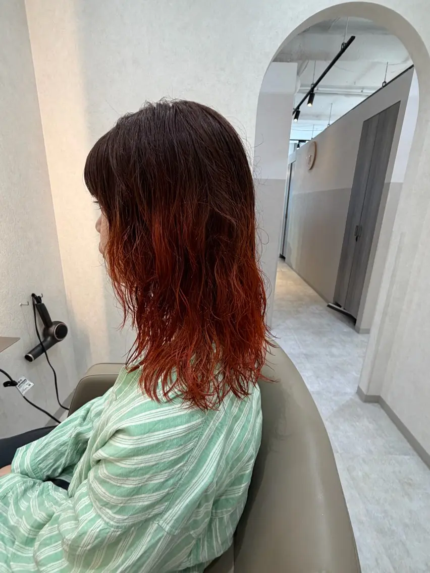 ミディアム カット ヘアカラー トリートメント ✴︎ Sae ✴︎のヘアスタイル