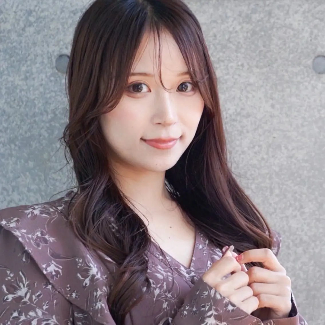 ロング カラー ブラウンカラー ロング カット ヘアカラー トリートメント 安岡美咲✂︎ 艶カラー/髪質改善のヘアスタイル