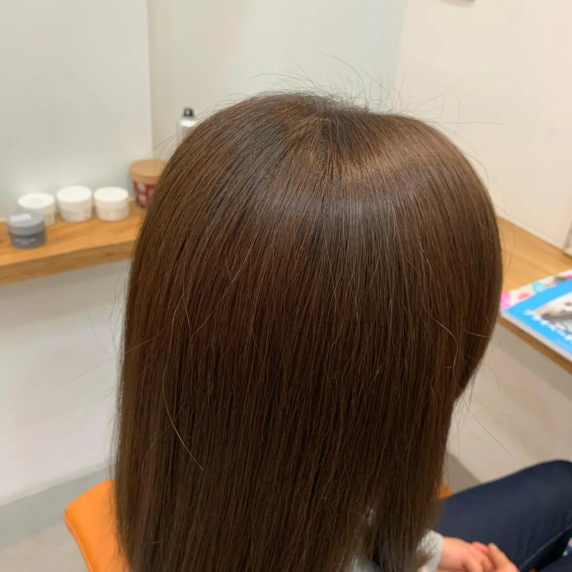 セミロング カラー navile原宿 yumaのヘアスタイル