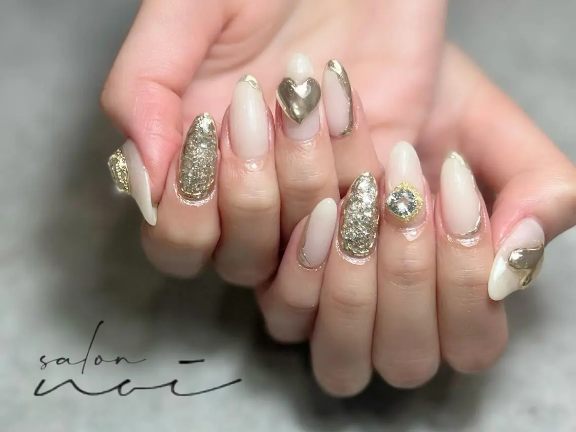 ネイル ぷっくりネイル ハンドネイル salon noiのネイルデザイン