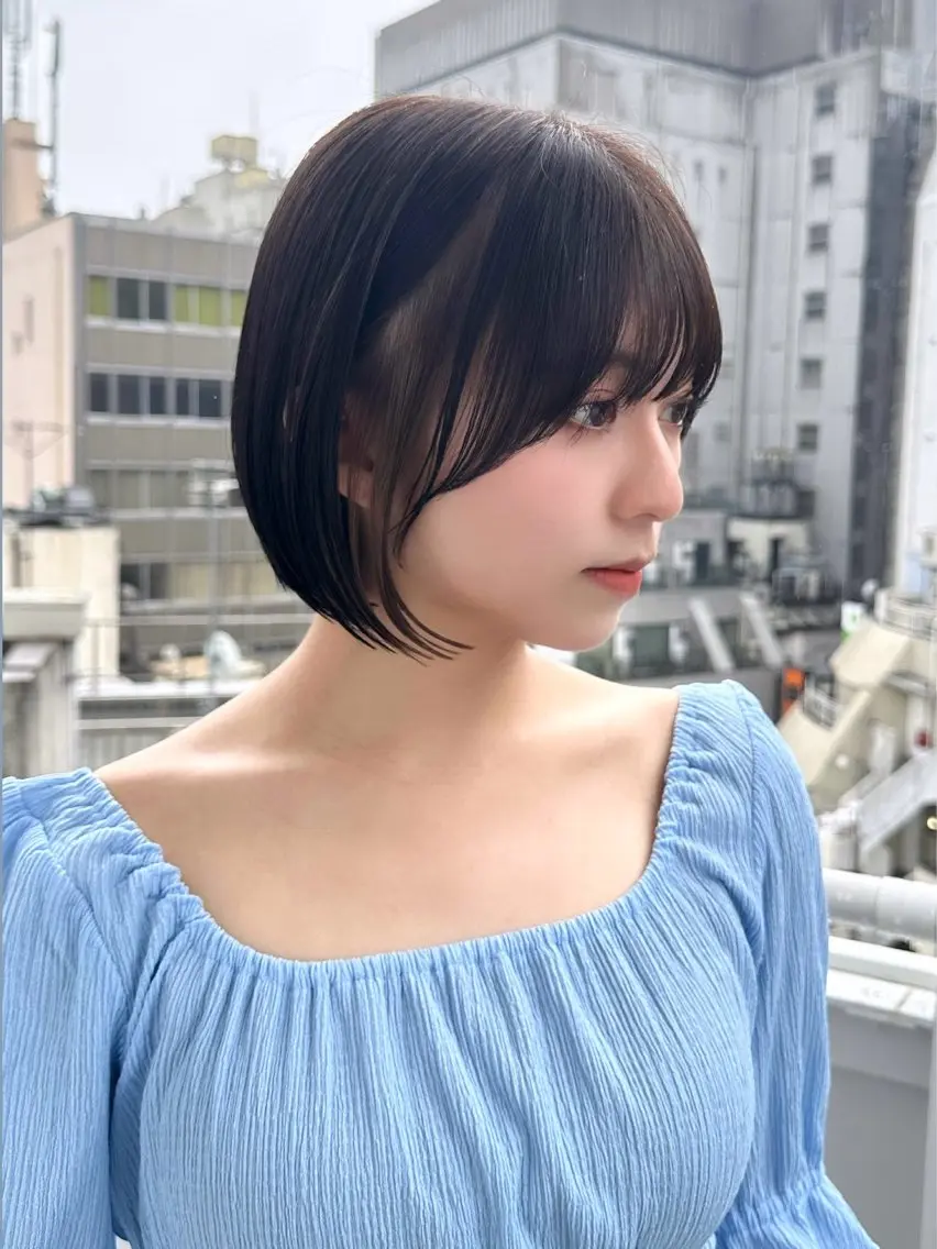 ショート ボブ 新宿/韓国ヘア kurea🎀のヘアスタイル
