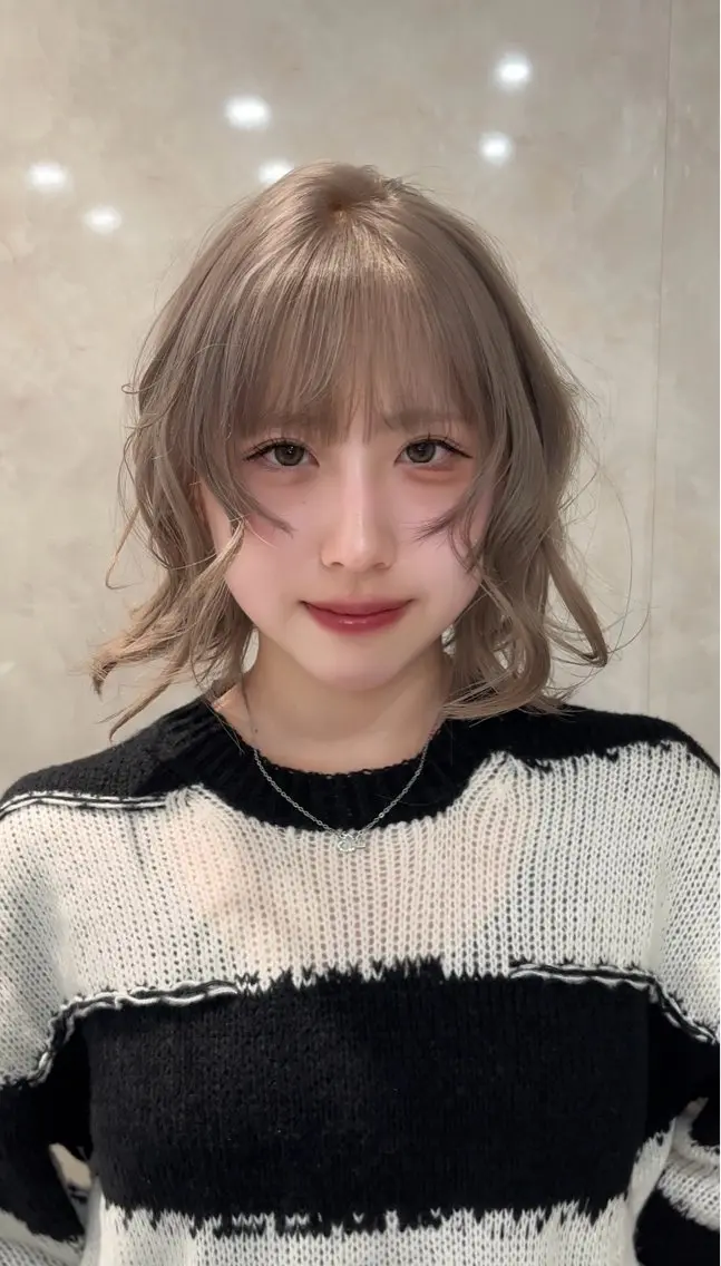 カラー ヘアカラー 姫夏 /ハイトーン艶髪🎀のヘアスタイル