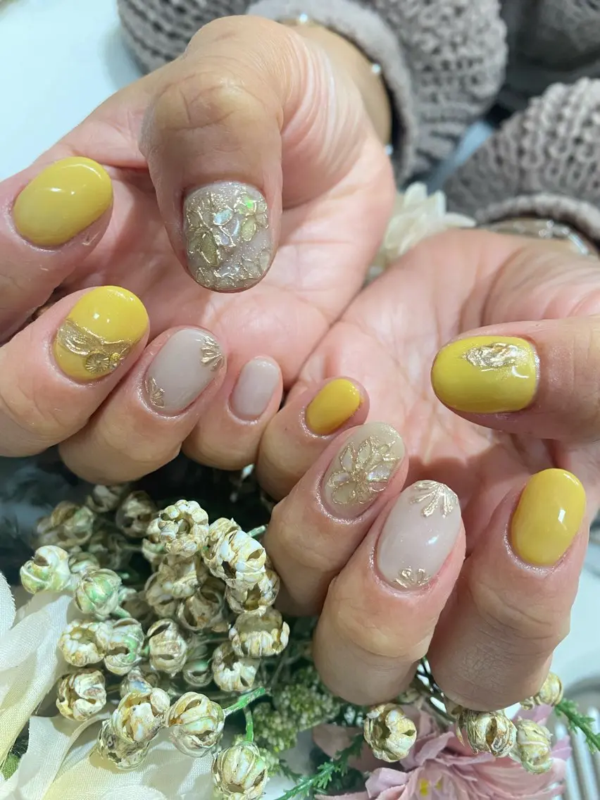 ネイル ハンドネイル 小倉 梨衣那のネイルデザイン