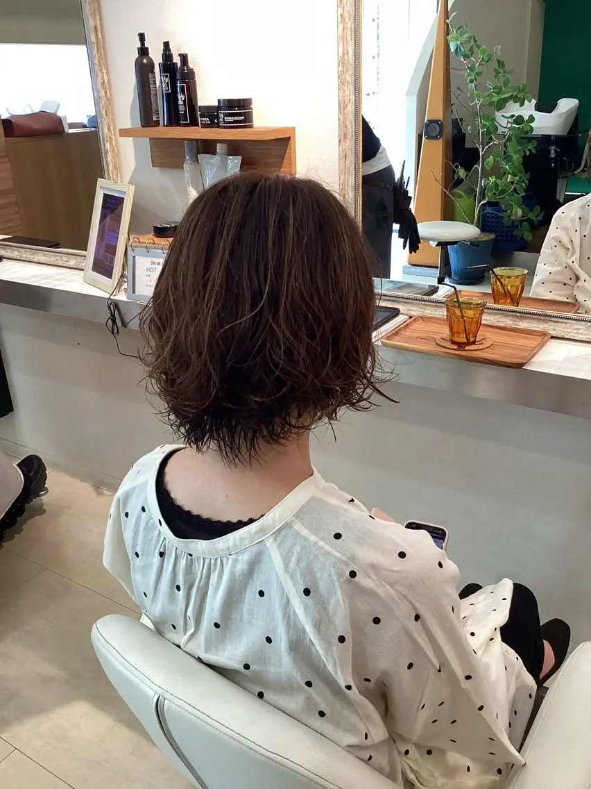 ショート カット ヘアカラー トリートメント hair bonitaのヘアスタイル