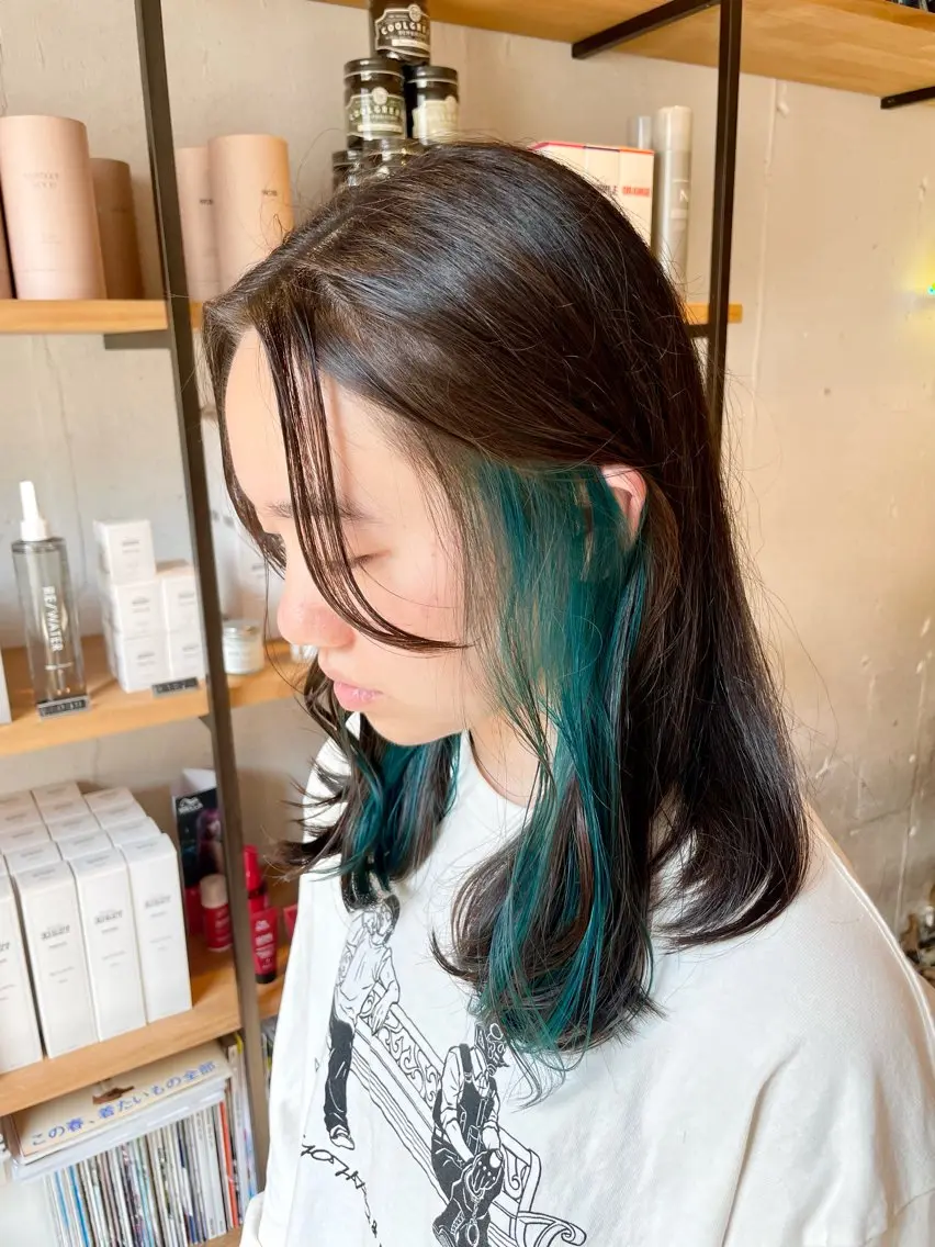 セミロング カット ヘアカラー EIGHT　サイショ ミズキのヘアスタイル