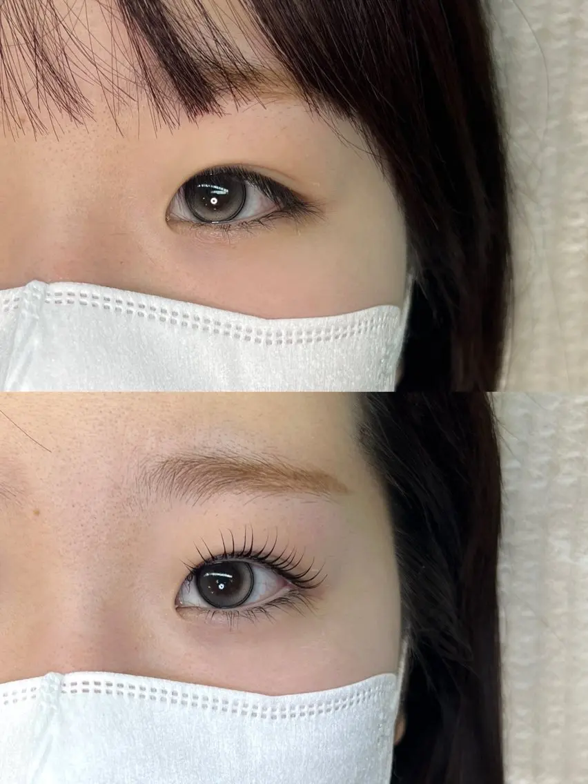 まつげパーマ無料モデルの写真