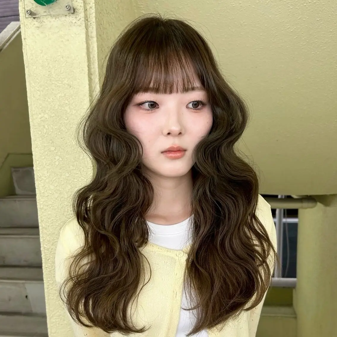 ロング カラー ヘアカラー トリートメント あやか🩰 カラーモデル/栄のヘアスタイル