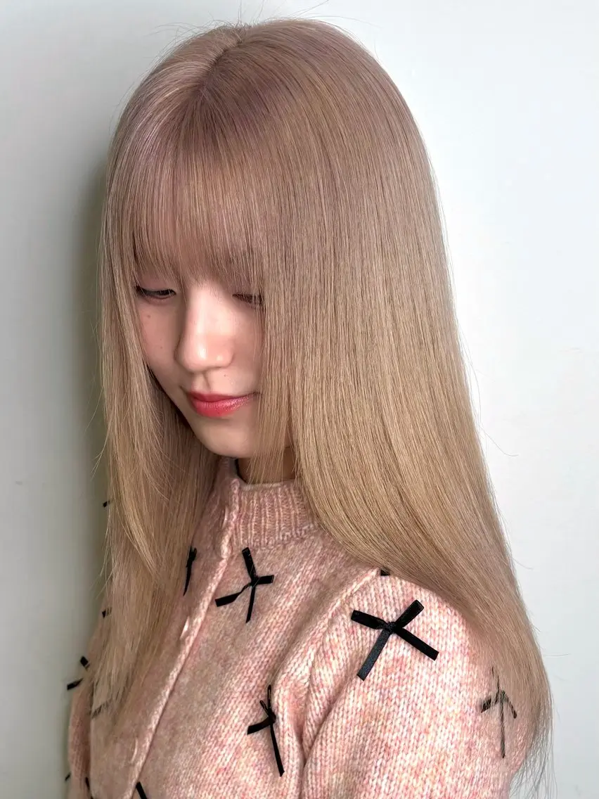 ロング カラー 💫miyu💫ウル フ/レイヤーカットのヘアスタイル