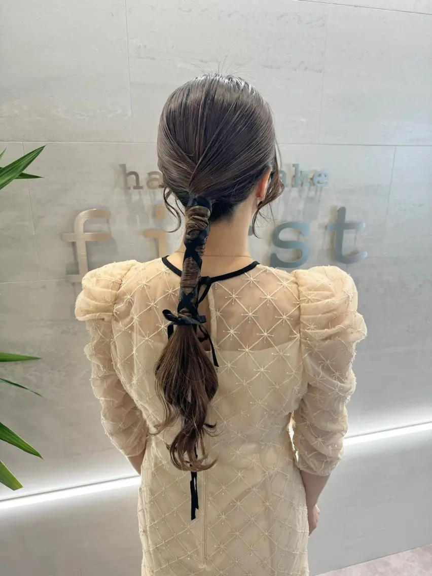 ロング 佐藤 結花のヘアスタイル