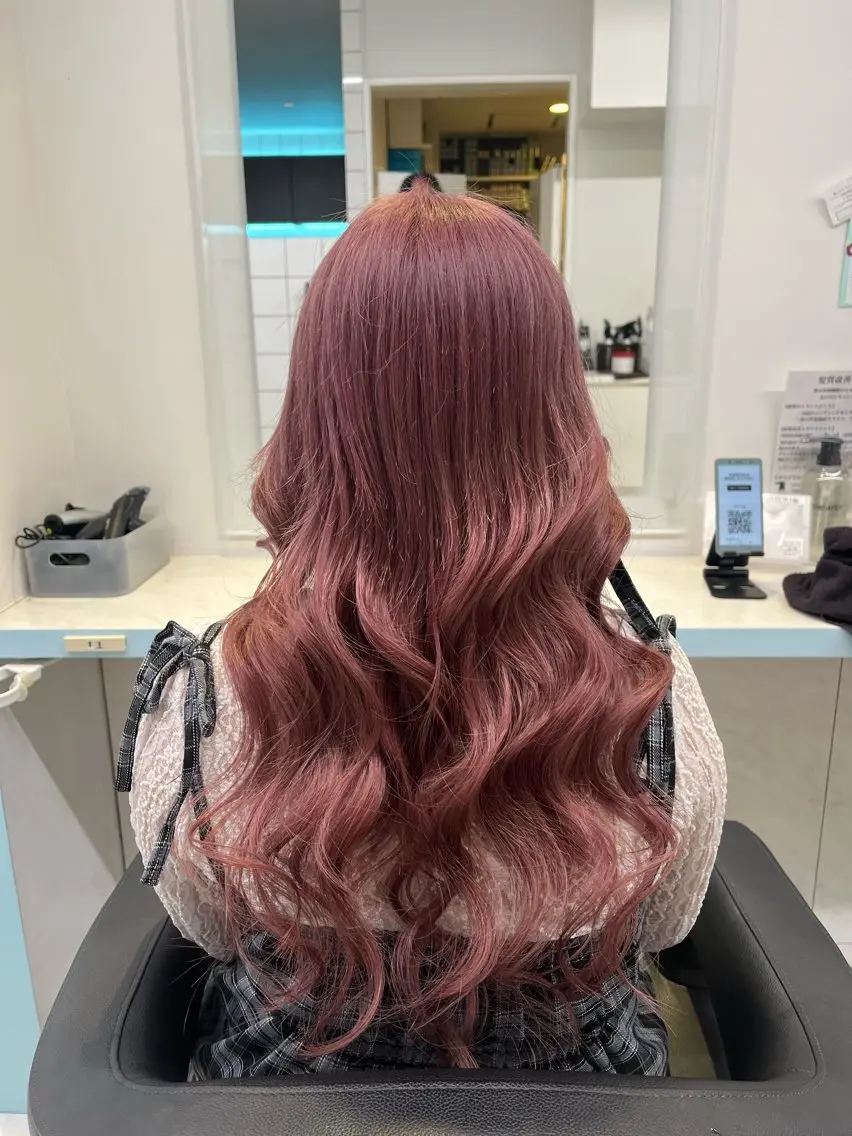 ロング カラー ヘアカラー トリートメント ブリーチカラー 🩵MIZUKIのヘアスタイル