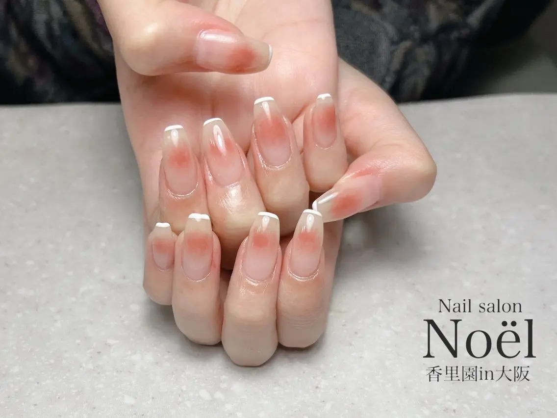 ネイル アートネイル もも 🍑のネイルデザイン