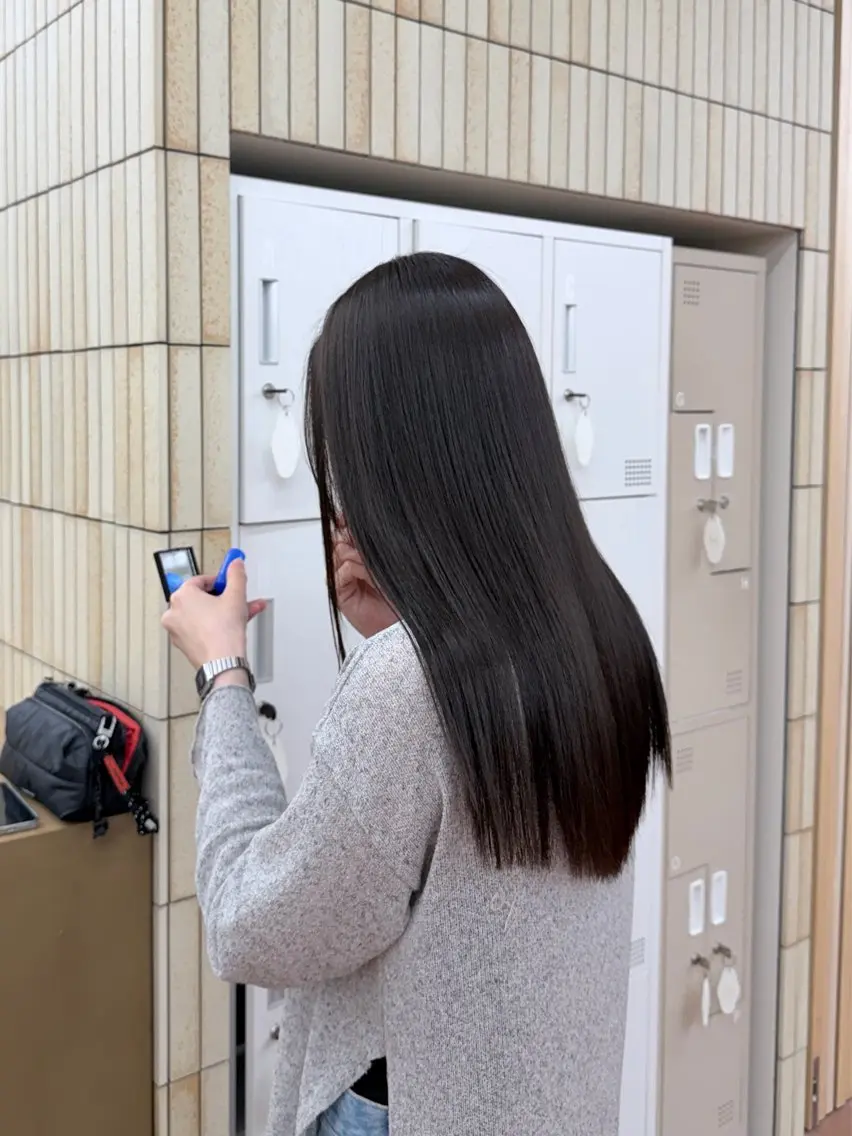 ロング トリートメント 坪井 心音のヘアスタイル