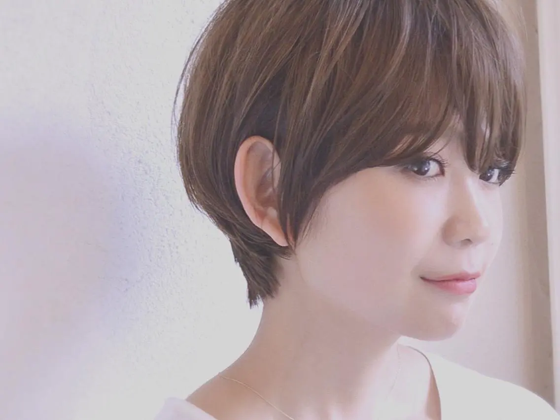 ショート カラー パーマ 小顔ショート✁ ⁂Yukari⁂のヘアスタイル