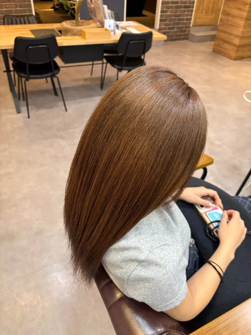カラー 常陰 佑菜のヘアスタイル